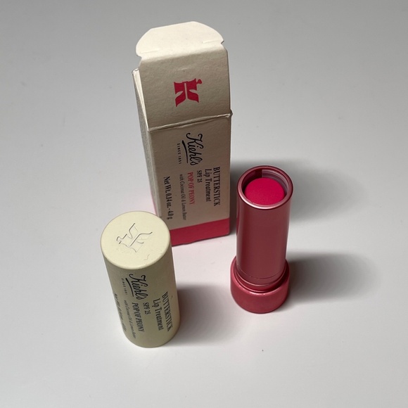 NEW RARE Kiehls Butterstick Pop of Peony Lip Treatment Discontinued FULL SIZE 4g - Picture 5 of 5